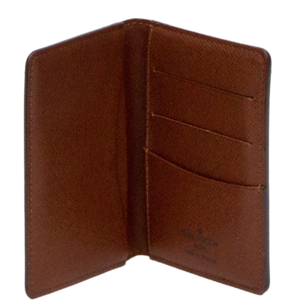LOUIS VUITTON MONOGRAM CANVAS POCKET CARD ORGANIZER - Picture 2 of 2